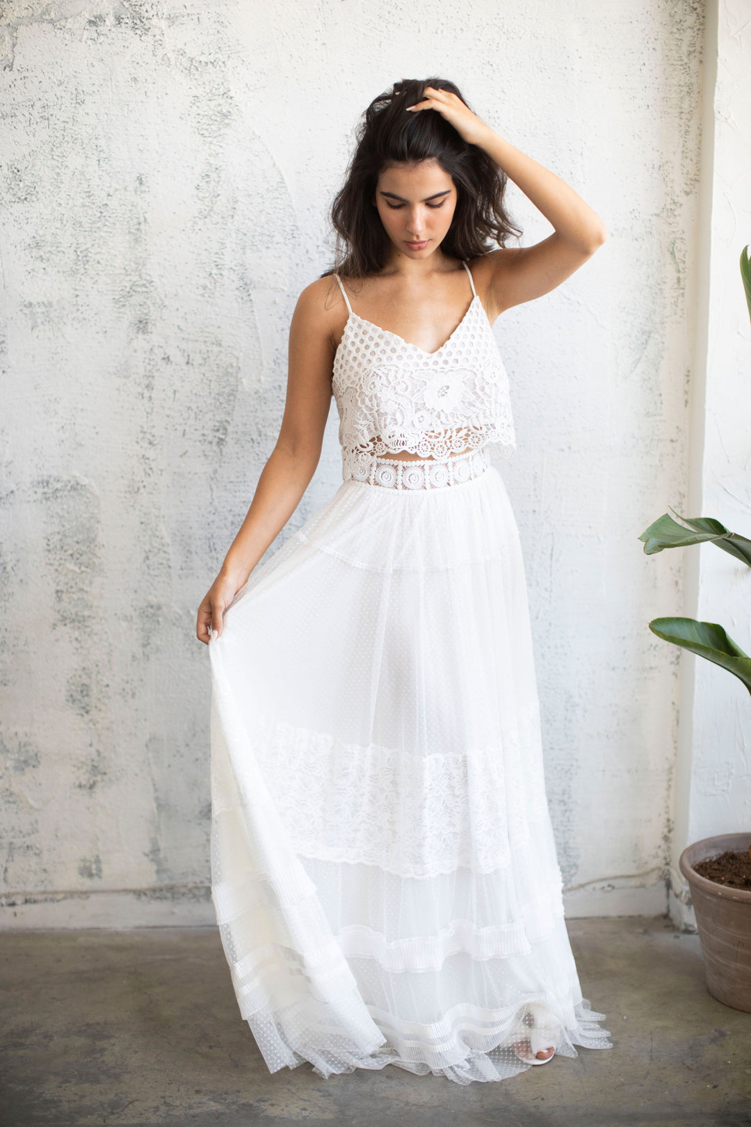 AVRIL BRIDAL CROP TOP  Wedding Dress - StudioSharonGuy
