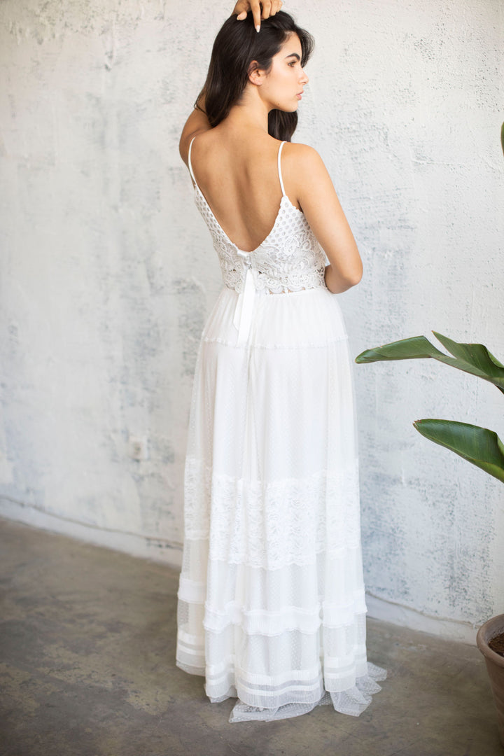 AVRIL BRIDAL CROP TOP  Wedding Dress - StudioSharonGuy