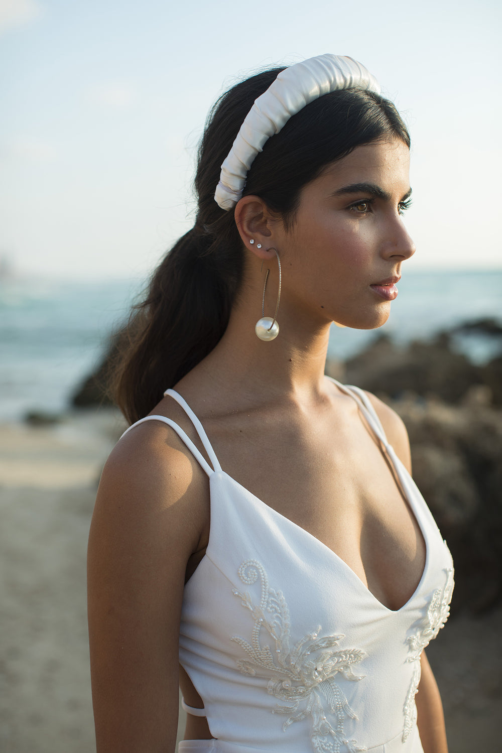 SYDNEY IVORY BRIDAL JUMPSUIT  Wedding Dress - StudioSharonGuy