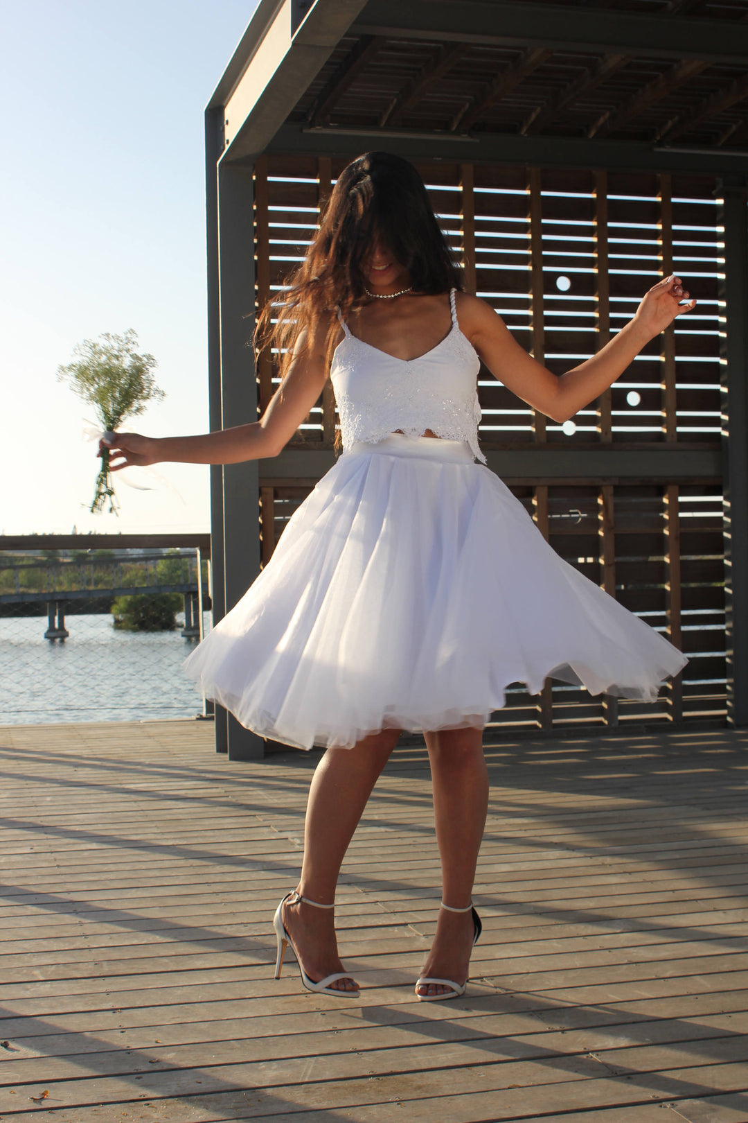 LUNA TWO PIECE SET  Wedding Dress - StudioSharonGuy