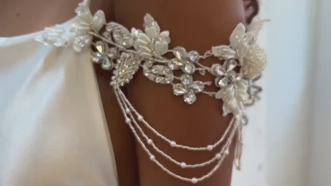 Celestial Cascade Bridal Sleeves