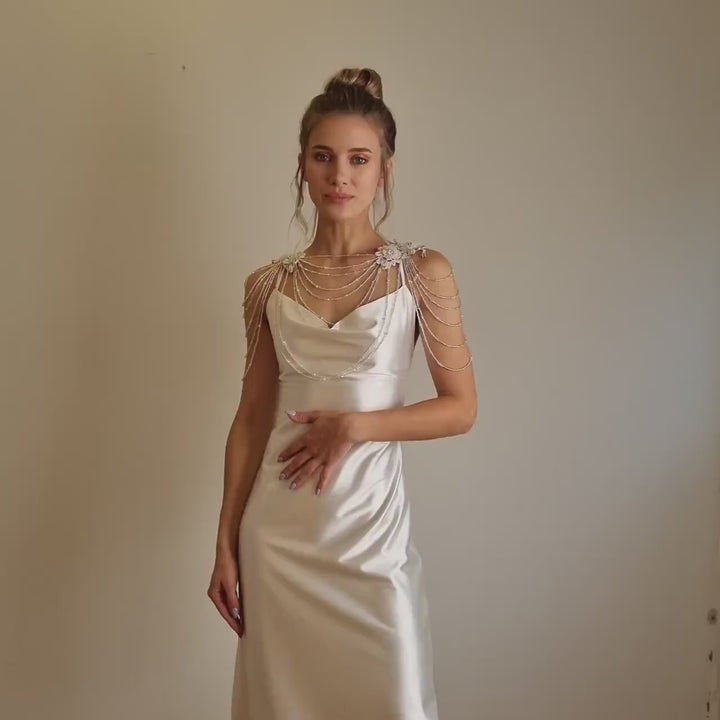Stardust Serenade Bridal Sleeves Arm bracelet - StudioSharonGuy