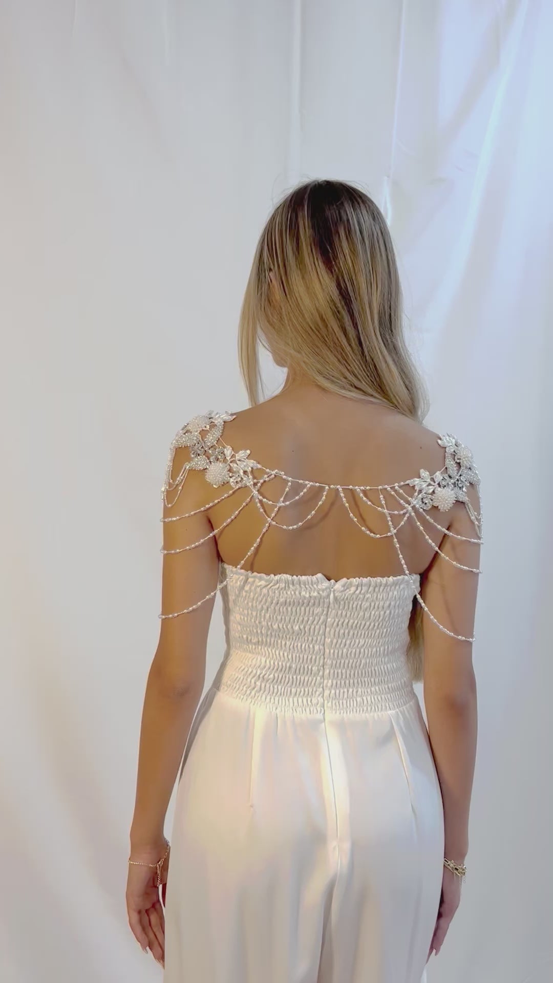 Ivory Bridal Jumpsuit