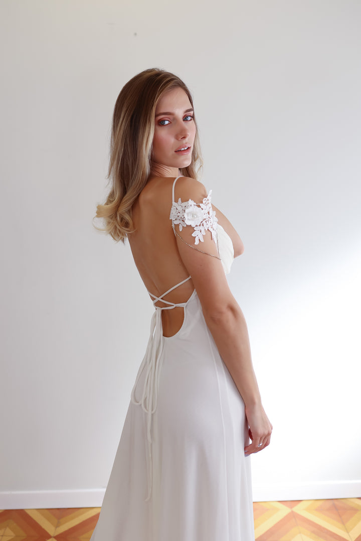 Off Shoulder Sleeves for Wedding Dress,  sleeve wedding dress - StudioSharonGuy