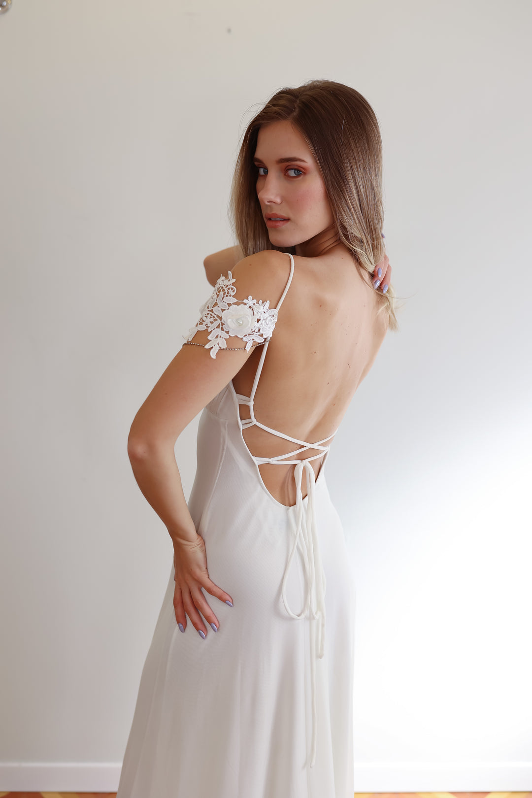 Off Shoulder Sleeves for Wedding Dress,  sleeve wedding dress - StudioSharonGuy