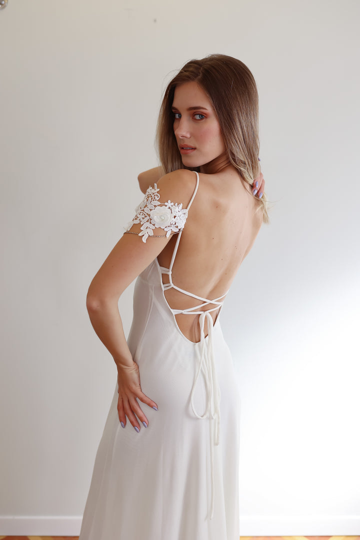 Off Shoulder Sleeves for Wedding Dress,  sleeve wedding dress - StudioSharonGuy