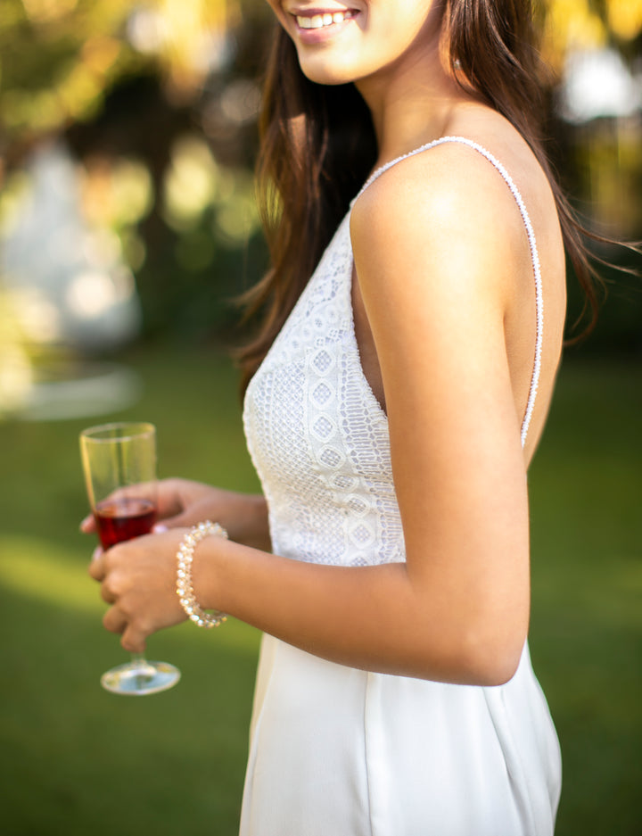 FIBI WEDDING JUMPSUIT  Wedding Dress - StudioSharonGuy