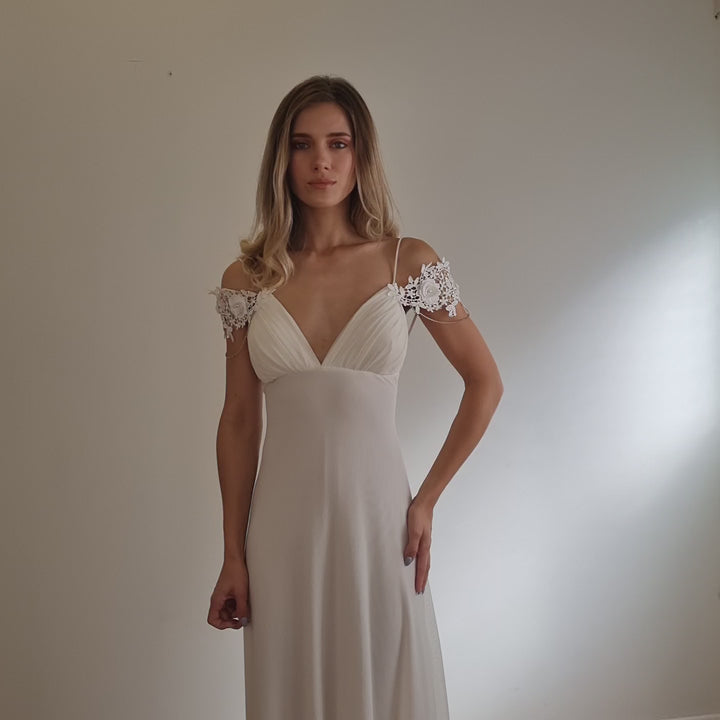 Off Shoulder Sleeves for Wedding Dress, sleeve wedding dress - StudioSharonGuy