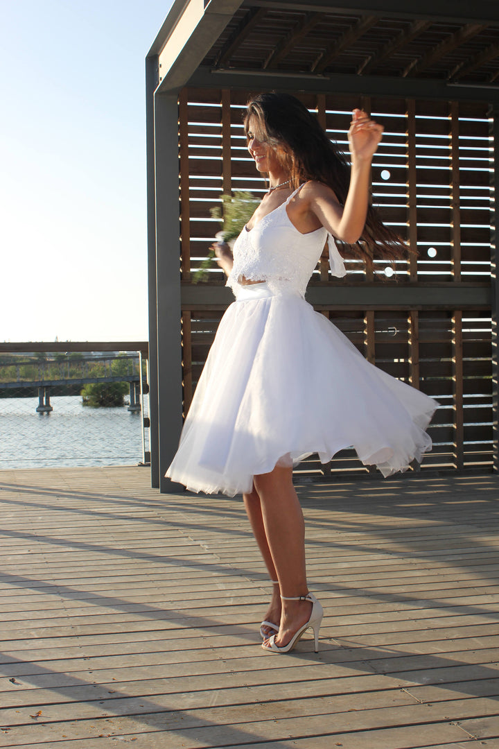 LUNA TWO PIECE SET  Wedding Dress - StudioSharonGuy